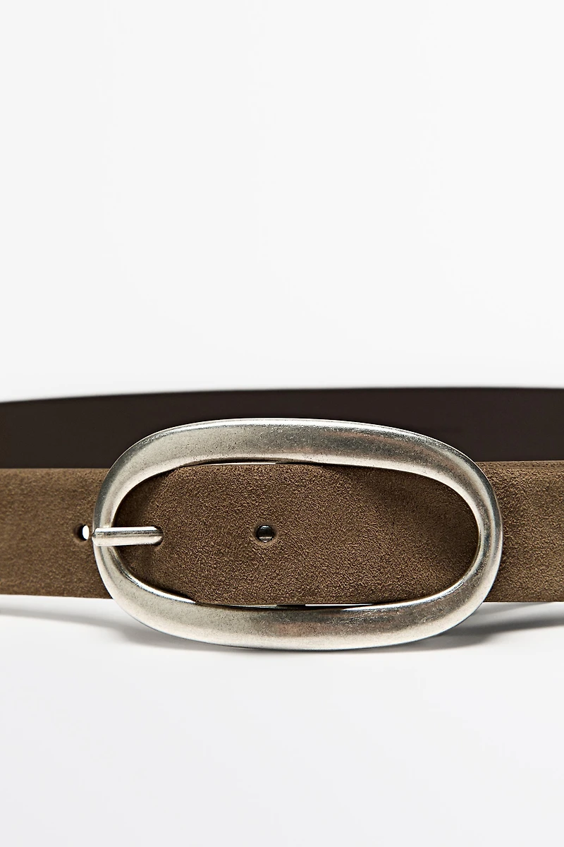 Ceinture en croûte de cuir