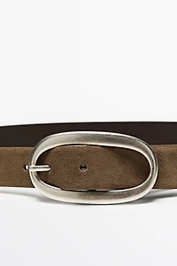 Ceinture en croûte de cuir