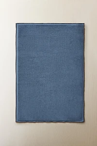CONTRAST TOPSTITCH TOWEL