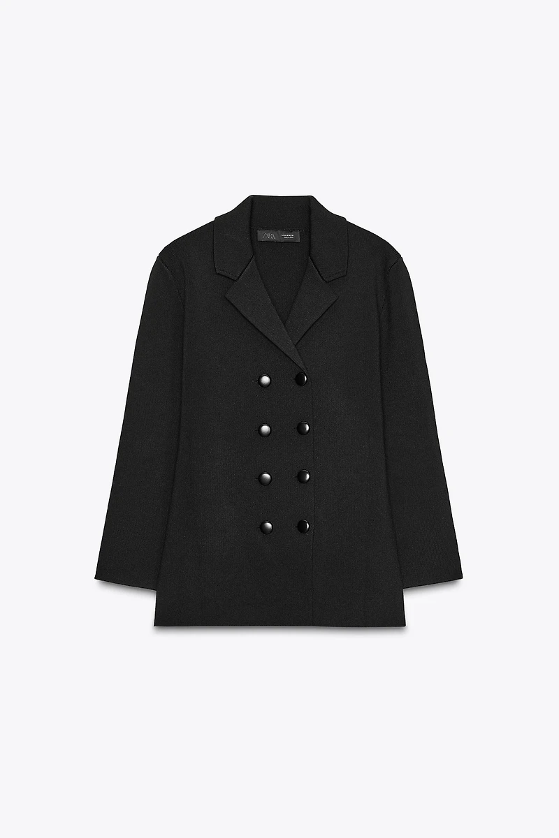 GILET CROISÉ EN MAILLE