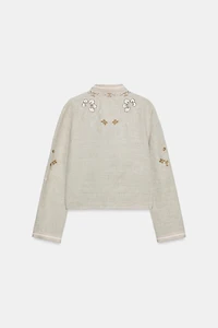 EMBROIDERED ZW COLLECTION JACKET