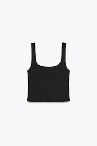 JEWEL BUTTON CREPE TOP