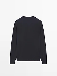 Pull en maille 100 % cachemire à col rond