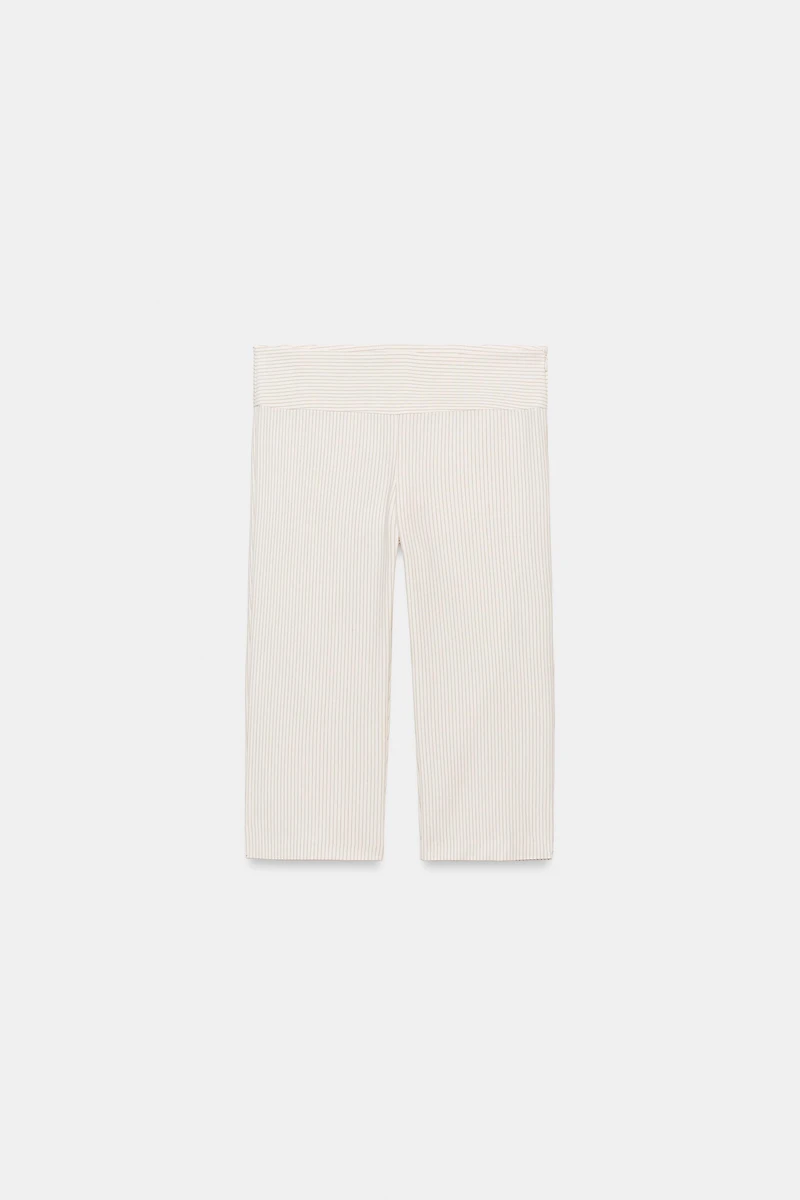 PANTALON CAPRI À RAYURES