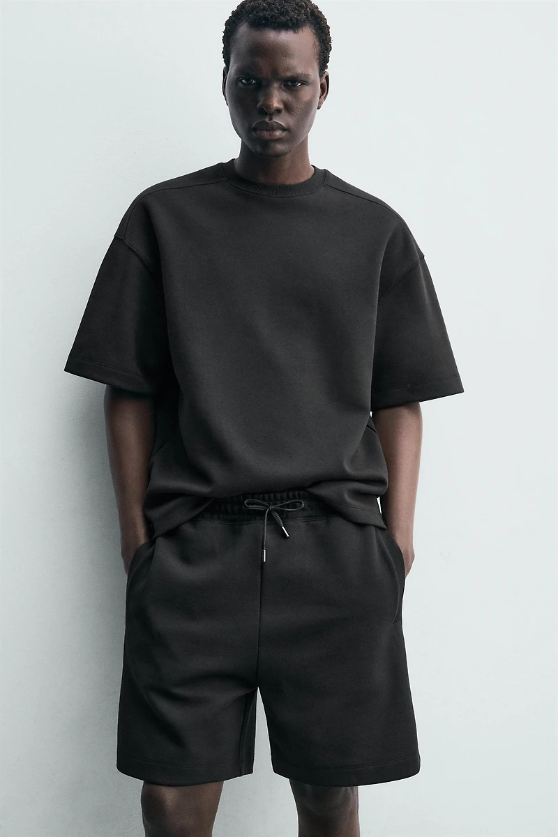 RELAXED FIT INTERLOCK SWEATSHIRT