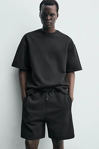RELAXED FIT INTERLOCK SWEATSHIRT
