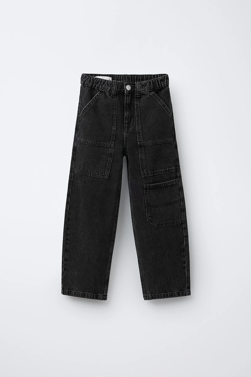 JEAN BAGGY À POCHES