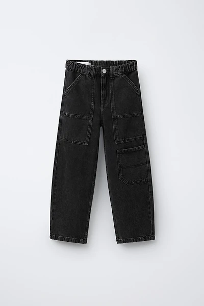 JEAN BAGGY À POCHES