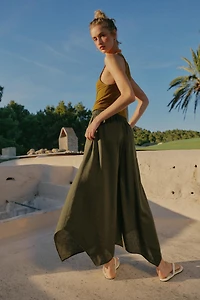 JUPE-CULOTTE ASYMÉTRIQUE