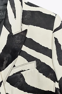 ZW COLLECTION ANIMAL PRINT BLAZER