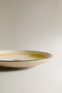 ASSIETTE À DESSERT GRÈS GLACE