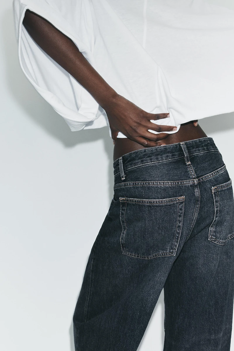 JEANS TRF BAGGY PLIÉ TAILLE MI-HAUTE