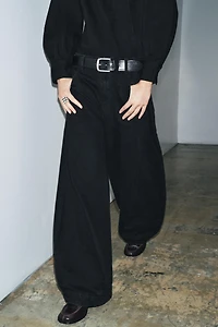 ZW COLLECTION LOW RISE BALLOON JEANS