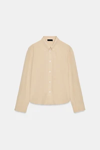 WASHED POPLIN SHIRT
