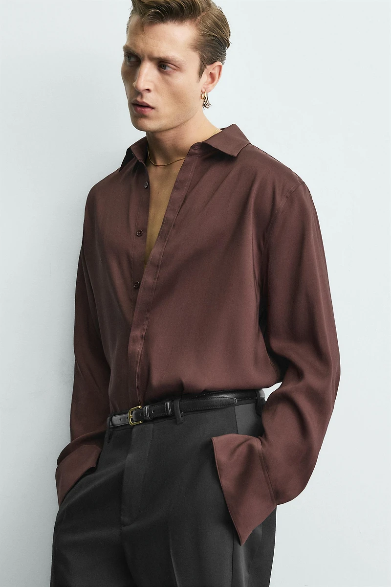RELAXED FIT 100% SILK LIMITED EDITION SHIRT
