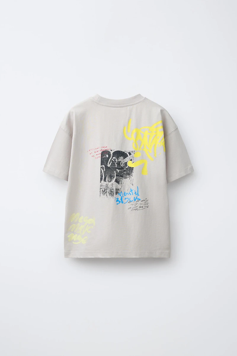 GRAFFITI PRINT T-SHIRT