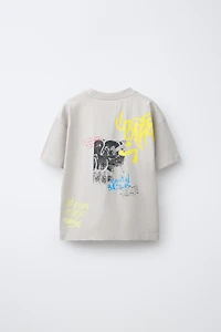 GRAFFITI PRINT T-SHIRT