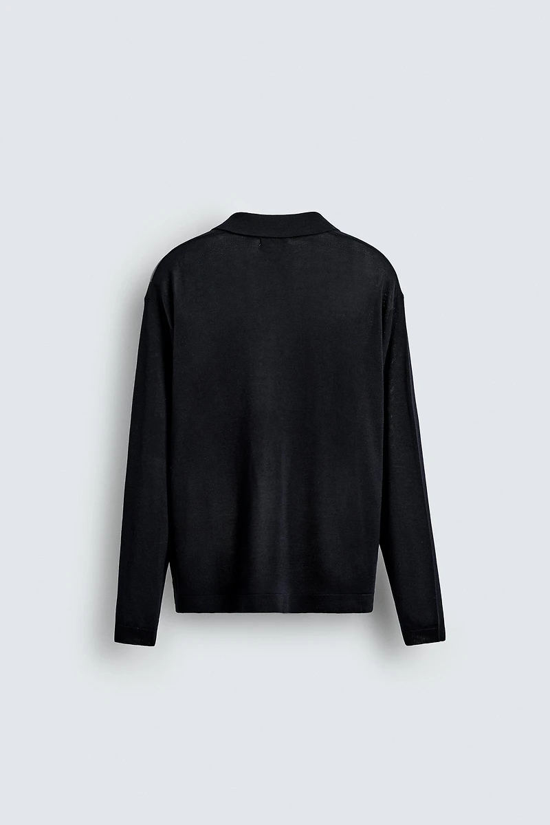 POLO EN MAILLE STRUCTURÉE