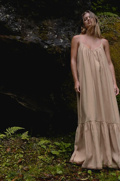 FLOWY MIDI DRESS