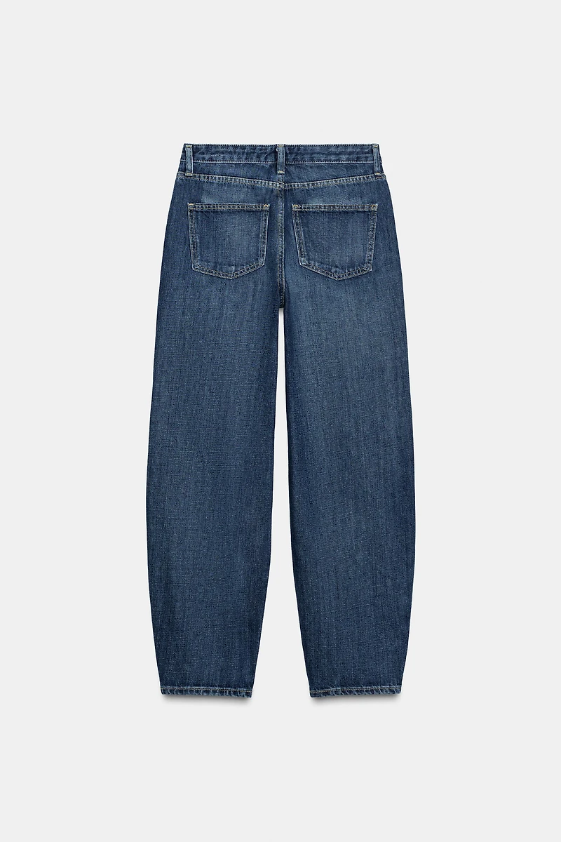 ZW COLLECTION BARREL MID-RISE JEANS