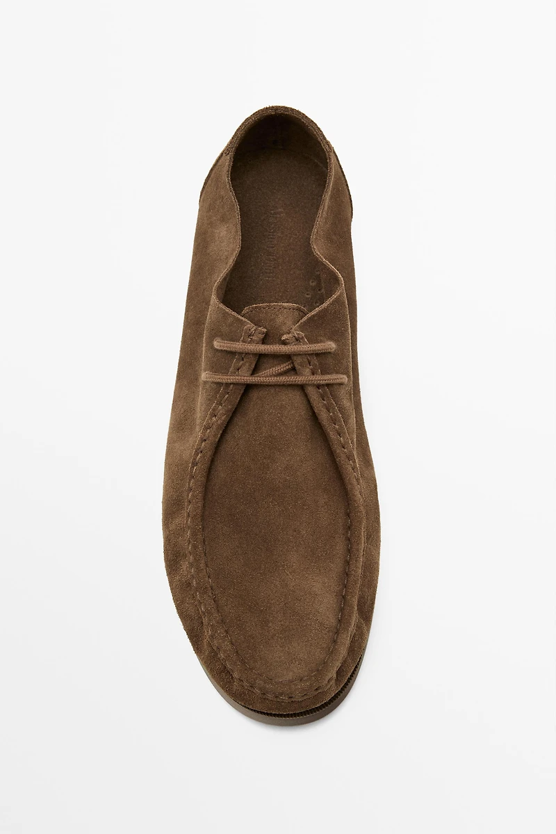 Soft leather boot-style shoes