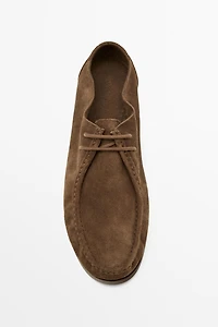 Soft leather boot-style shoes