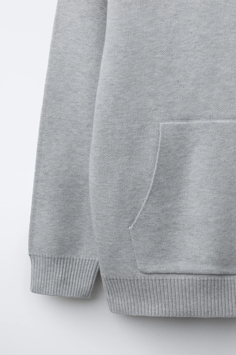 SOFT KNIT HOODIE SWEATER