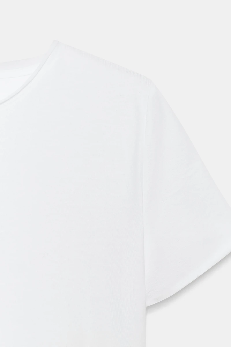 T-SHIRT LAVÉ À MANCHES COURTES
