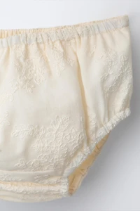 EMBROIDERED DRESS AND PANTIES