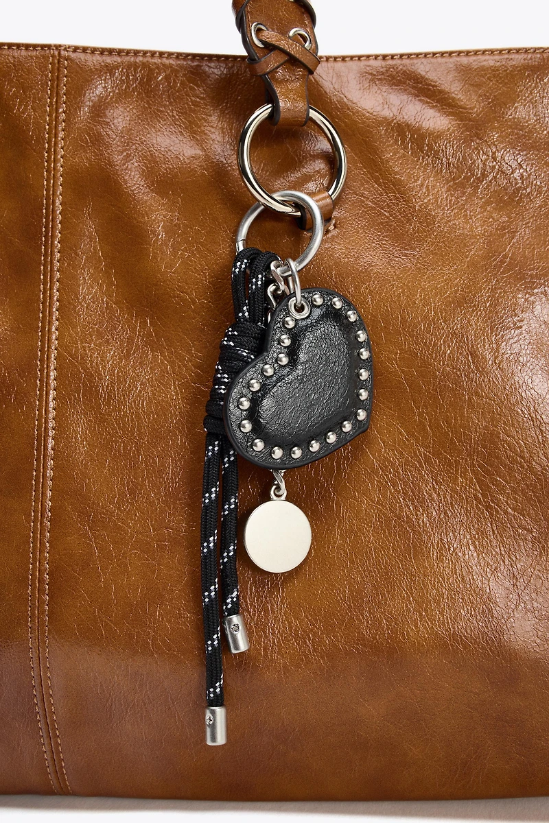 STUDDED HEART CHARM