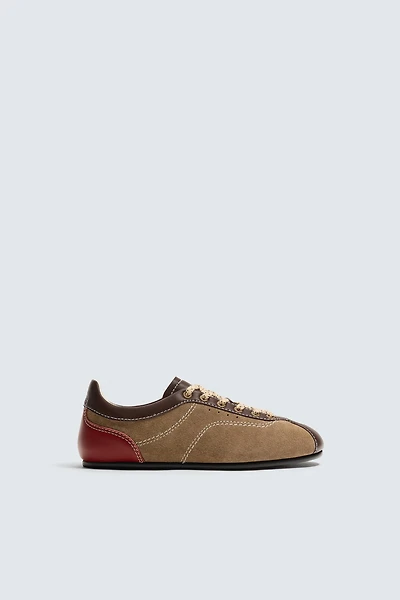 BASKETS EN CUIR HARRY LAMBERT FOR ZARA X DISNEY