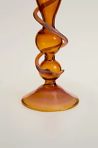 BOROSILICATE SNAKE CANDLESTICK | MARISA BERENSON