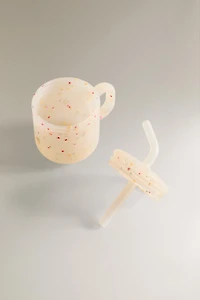 CHILDREN'S SILICONE CONFETTI TUMBLER