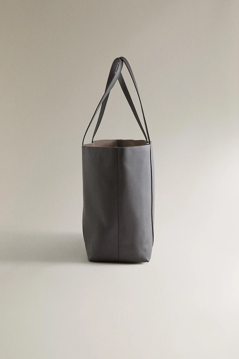 LEATHER TOTE BAG