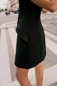 HALTER MINI BLAZER DRESS