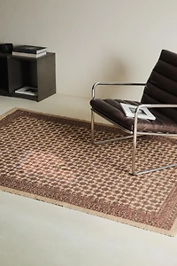 PRINTED JUTE AREA RUG