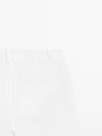 Pantalon slim en lin