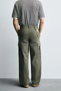 STRAIGHT FIT CARGO PANTS