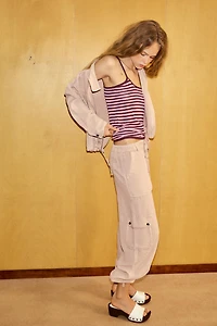 WASHED EFFECT CARGO PANTS