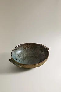 CERAMIC BOWL WITH HANDLES