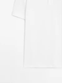 Polo manches courtes textur