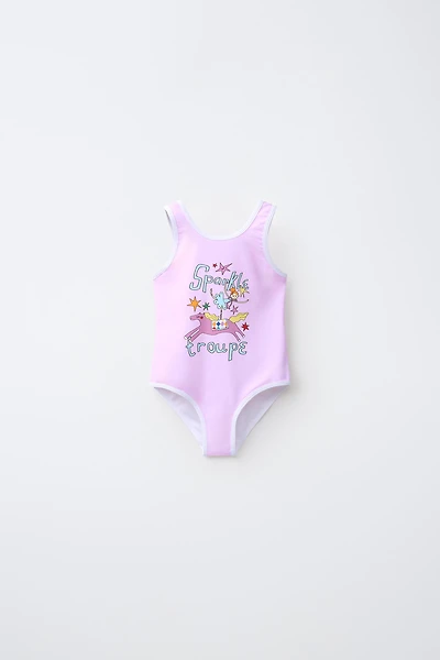2-6 YEARS / CIRCUS PRINT SWIMSUIT
