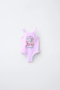 2-6 YEARS / CIRCUS PRINT SWIMSUIT