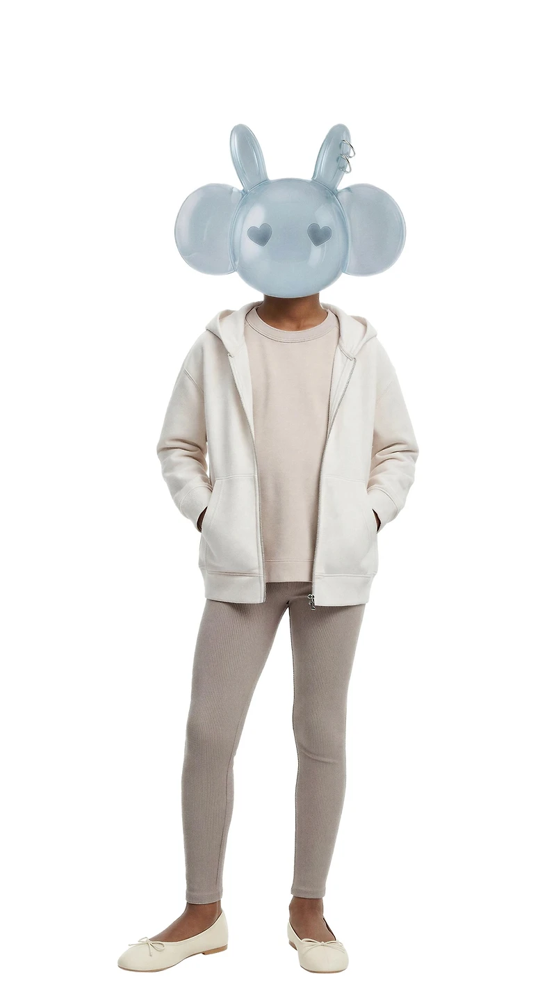 BASIC ZIP SWEATSHIRT