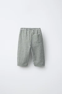 BAGGY GINGHAM PANTS