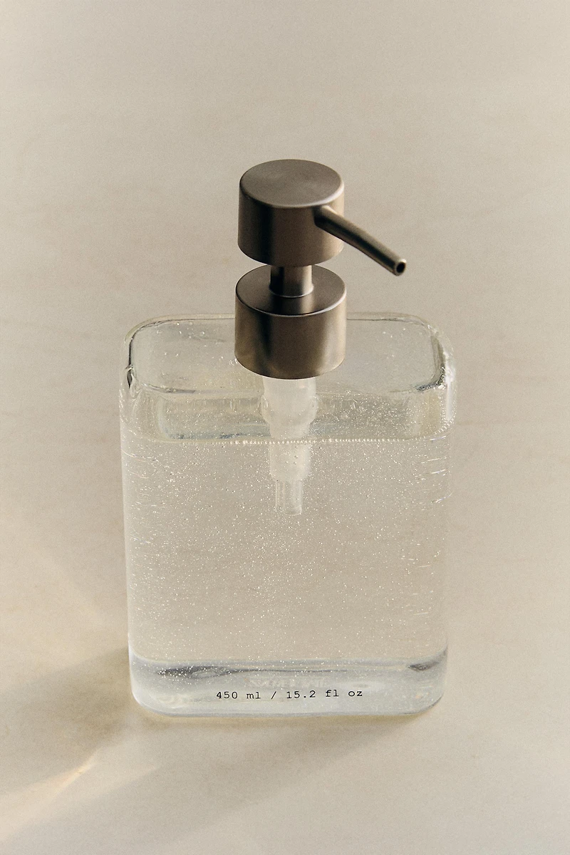 DISTRIBUTEUR DE SAVON EN BOROSILICATE