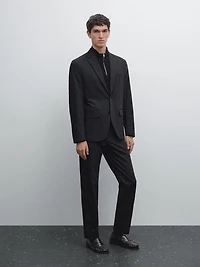 Technical fabric blazer