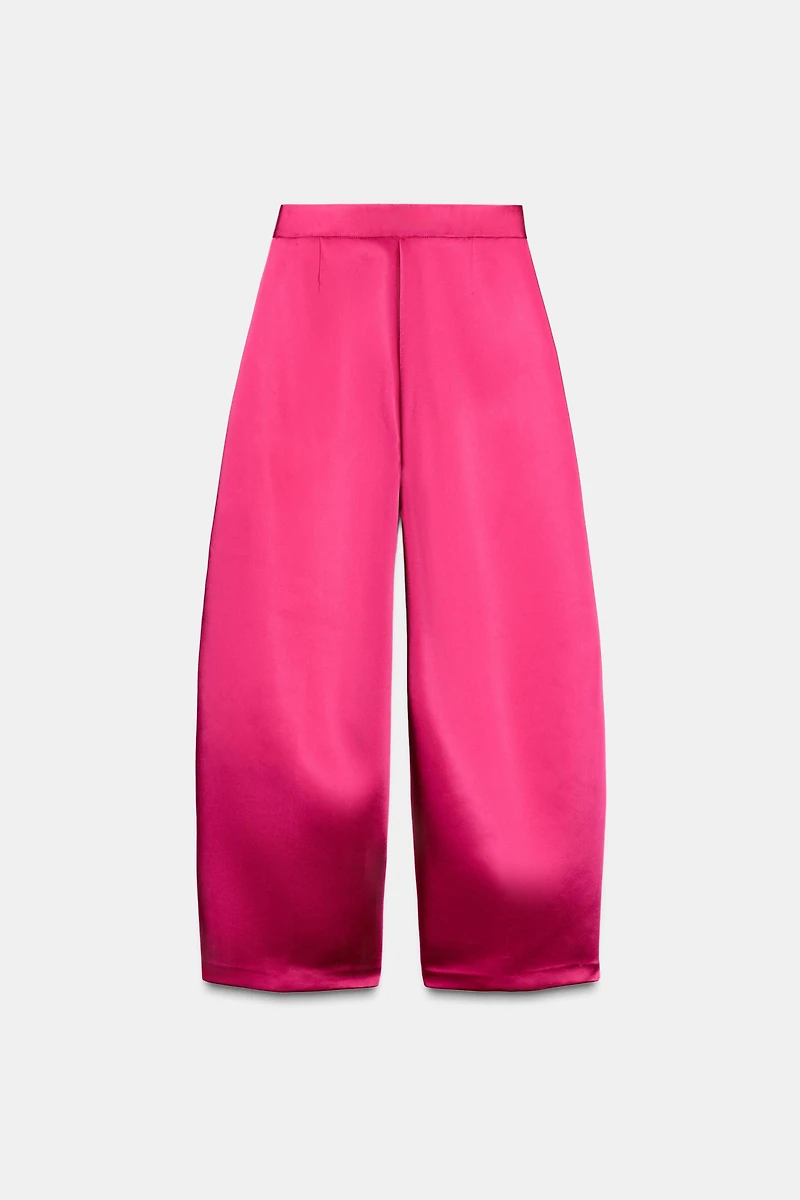 SATIN EFFECT BALLOON PANTS