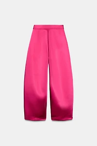 SATIN EFFECT BALLOON PANTS