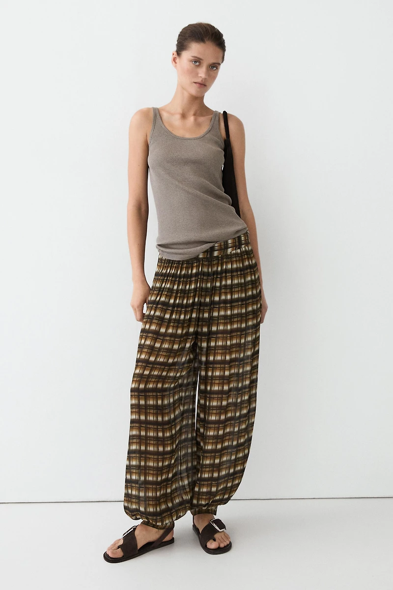 Flowing sarouel trousers